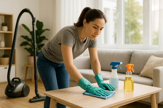 someone cleaning that space